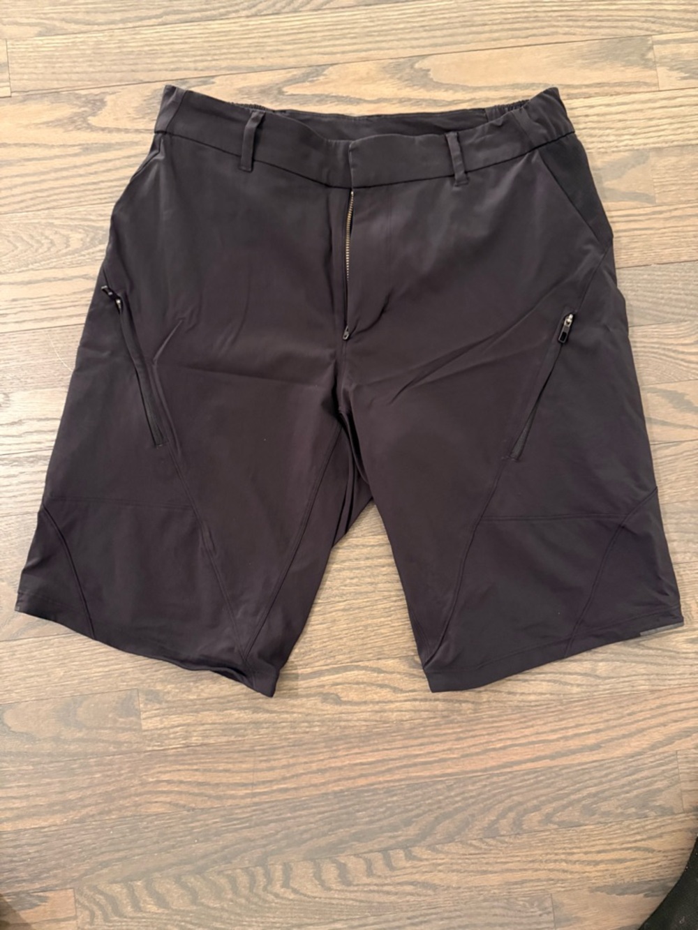 lululemon athletica Black Athletic Zip-Pocket Shorts